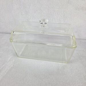 Vintage 1930’s Westinghouse Glass Refrigerator Storage Dish w/Lid 9"x5"